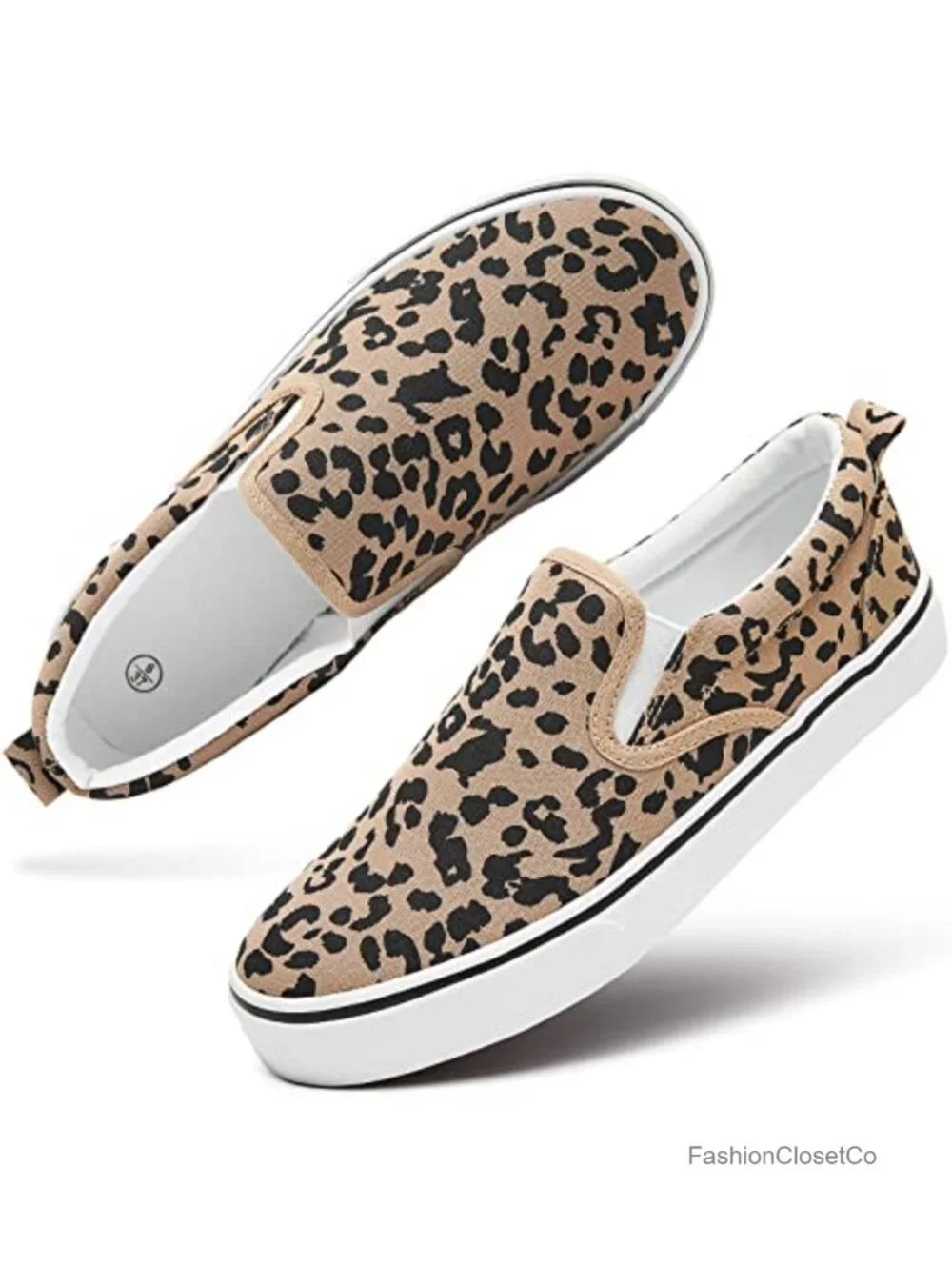 Women's Canvas Slip On Sneakers Non Slip Loafers
